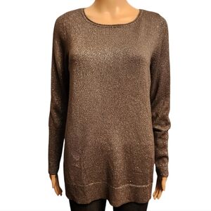 Gray Shimmery Sweater Size M